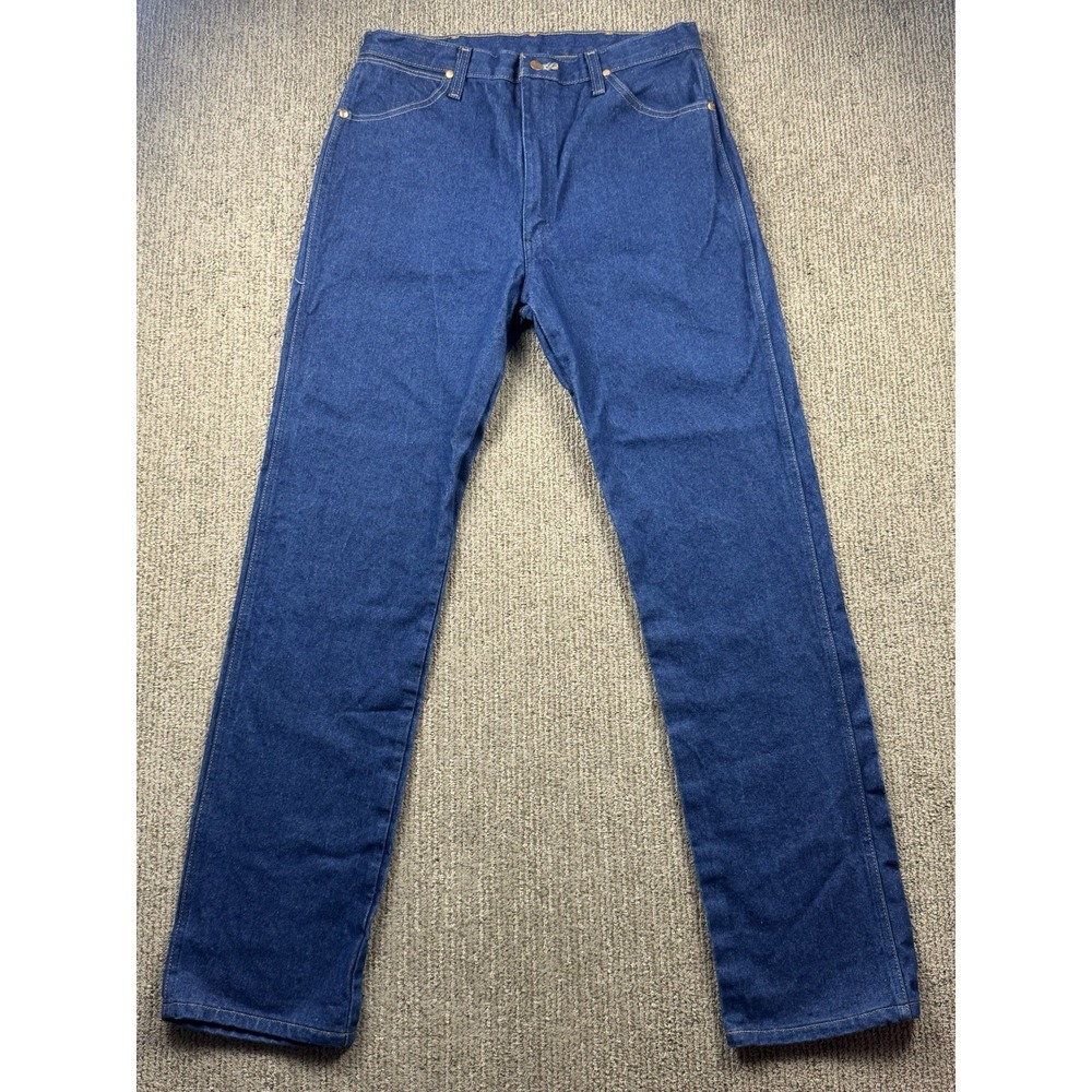 VTG Wrangler Mens 36X36 13MWZ Jeans Cowboy Cut Dark Wash
